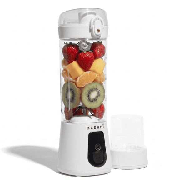 BLENDi Pro+ Portable Blender, 120W, 17.5oz, Crushes Ice, USB-C Rechargeable, White