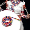 thumbnail image 1 of BLESIYA 1 Yard Jacquard Ribbon Pompom Fringe Ribbon Sewing Ribbon Fabric for Skirts Width 17mm, 1 of 8
