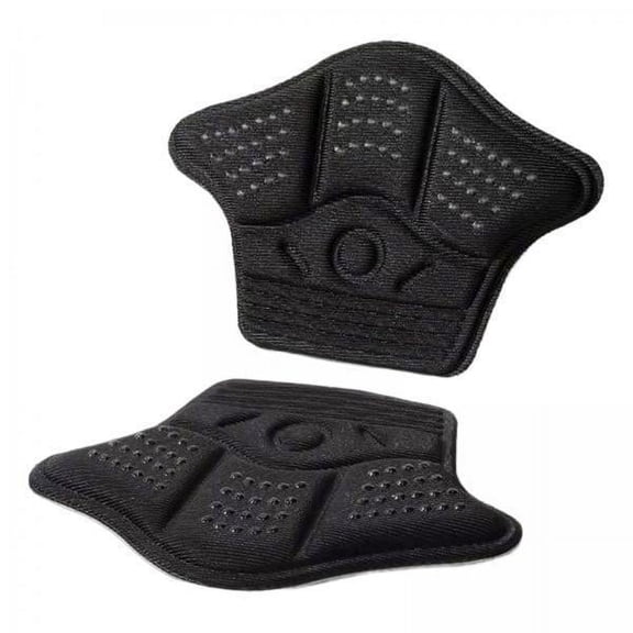 BLESIYA 2X 2x Shoes Heel Protectors Adhesive Line for Men Women Dots Glue Black Thick