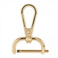 thumbnail image 1 of BLESIYA 2xSwivel Lobster Clasps, Bag Handbag Clasps, PU Leather Accessories, Keychain Clasps Swivel Snap Hooks Clips for DIY Shoulder Straps Belt , 25mm Gold, 2 Pcs, 1 of 8