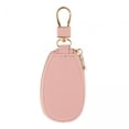 thumbnail image 1 of BLESIYA 3xCar Key Fob Case Pouch Practical Protector with Buckle Key Chain Zipper Case Pink 3 Pcs, 1 of 8