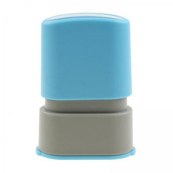 BLESIYA 4xName Stamp Case Stamp Refillable for Name Autographs Autographs Blue 4 Pcs