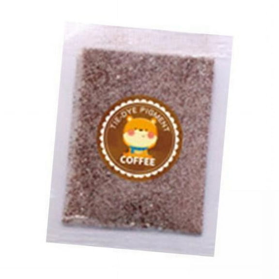 BLESIYA 6xTie Dye Powder Pigment for Tie Dyeing 10g DIY Permanent Color Powder Packets Coffee 6 Pcs