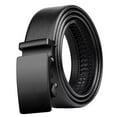 thumbnail image 1 of BLESIYA Business Belt Formal Dress Belt PU Leather Black Automatic Buckle Belt for Men's C, 1 of 8