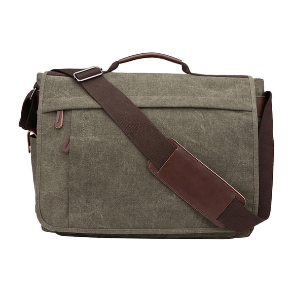 BLESIYA Business Briefcase Men with Zipper Laptop Bag for Trips Office Birthday Gift Deep Green