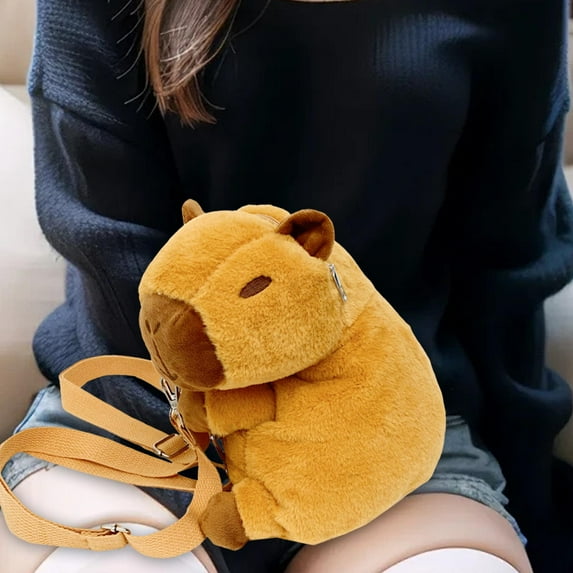 BLESIYA Capybara Backpack Practical Fashion Lovely Funny Soft Lightweight Bag Cute