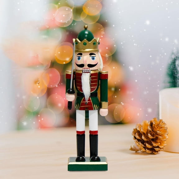 BLESIYA Christmas Decor Christmas Nutcracker for Living Room Mantel Festival Green