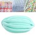 thumbnail image 1 of BLESIYA Chunky Yarn Crocheting Comfortable Jumbo Tubular Yarn for Throw Hats Cushion light green, 1 of 8