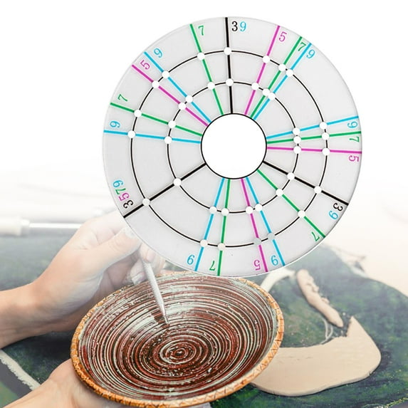 BLESIYA Circular Divider Ceramics Modeling for Handcrafts Pottery Wheel Carving Clay S