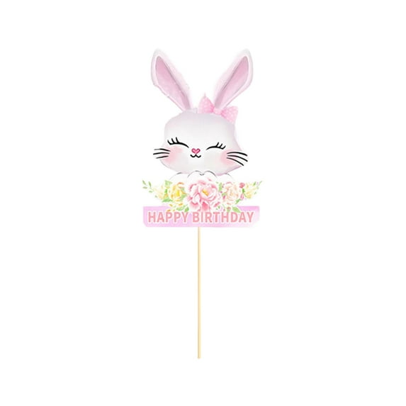 BLESIYA Easter Decoration Disposable Tableware Cute Party Supplies for Family Dinner G