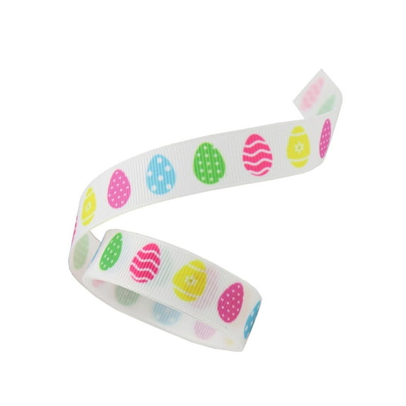 BLESIYA Easter Ribbon Easter Decor Decorative Wrapping Ribbon for Festival Packaging Easter Eggs 9m