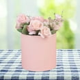thumbnail image 1 of BLESIYA Flower Arrangement Box Empty Bouquet Making Paper Box Round Gift Box Pink, 1 of 8