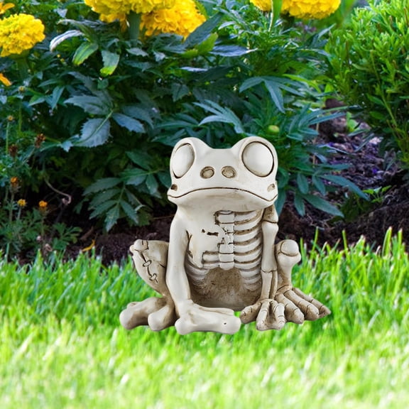 BLESIYA Frog Sculpture Halloween Decoration Frog Model for Patio Indoor Spooky Scene