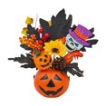 thumbnail image 1 of BLESIYA Halloween Artificial Pumpkin Decorating Harvest Outdoor Indoor Foam Pumpkin with Skull, 1 of 8