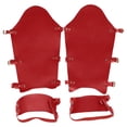 thumbnail image 1 of BLESIYA Pirate Boot Covers Leg Guards Gift Novelty Medieval Leg Covers for Photo Red, 1 of 8