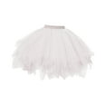 thumbnail image 1 of BLESIYA Tulle Petticoat Layered Outfit Dress up Women Tulle Tutu Skirt Costume Dress for White, 1 of 8
