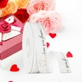 thumbnail image 1 of BLESIYA Valentine's Day Ribbon Cake Decoration Heart Ribbon for Home Holiday Wedding White, 1 of 8