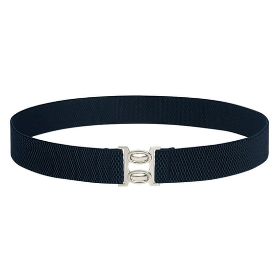 BLESIYA Women Elastic Waist Belt Casual Waistband for Festivals Birthday Gift Street Deep Blue