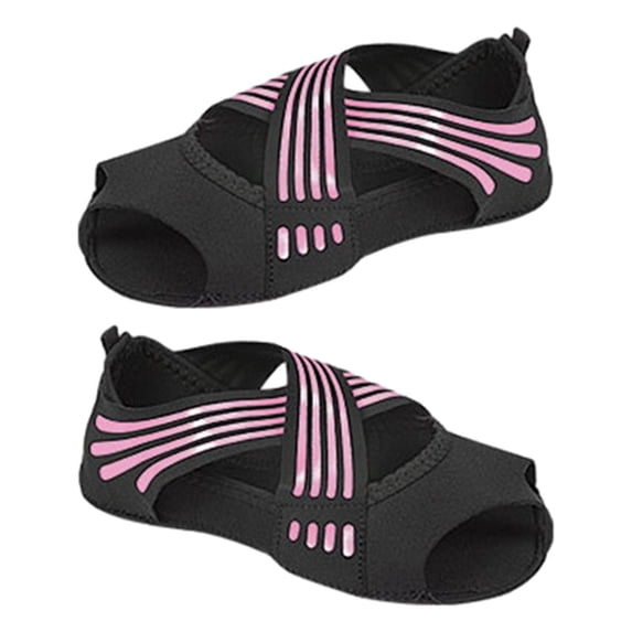 BLESIYA Yoga Socks Barre Ballet Socks, Toeless Non Slip Sports Socks Floor Socks Pilates L