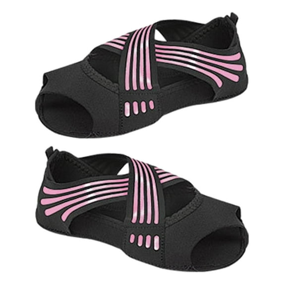 BLESIYA Yoga Socks Barre Ballet Socks, Toeless Non Slip Sports Socks Floor Socks Pilates M