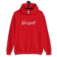thumbnail image 1 of BLESSED Unisex Hoodie (Red, S), 1 of 2