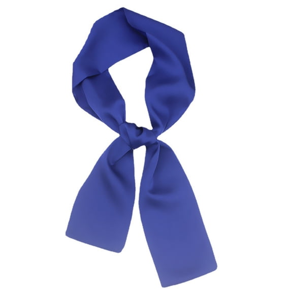 BLESSI 3pcs in pack Retro and Fashionable Solid Color Narrow Scarf for Women, Scarf for Small Scarf, Waistband, Headband, Bow Tie