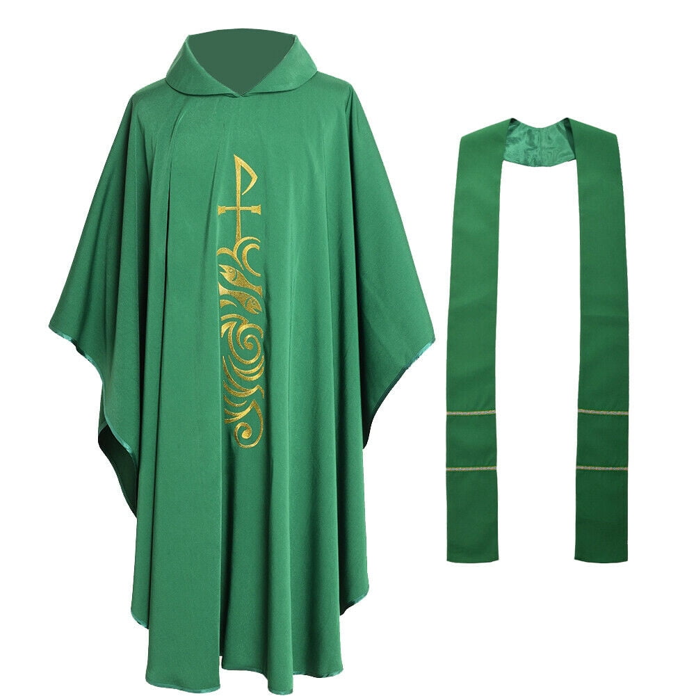 Aube (Alb) Clergé Catholique - Robe Liturgique Blanche En Polyester, Pour Célébrations Et Offices