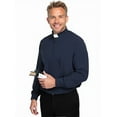 thumbnail image 1 of BLESSUME Men's Clergy Tab Collar Polo Shirt Long Sleeve Pastor Minister Preacher Shirt Priest Tops, 1 of 8