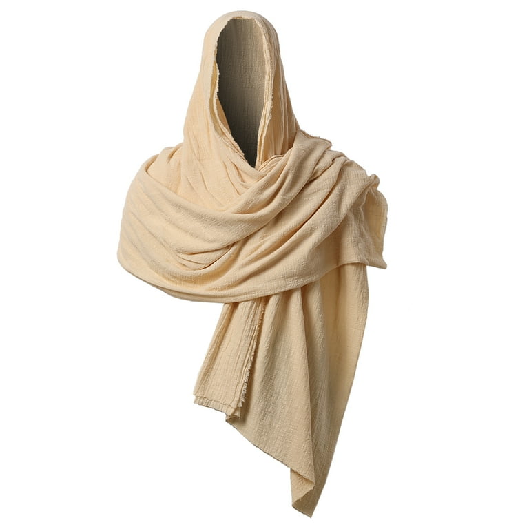 BLESSUME Beige Costume Shawl Scarf for Adult, Piece