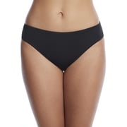 BLEU Womens Black Stretch Ruched-Back Full Coverage Bikini Swimsuit Bottom 4