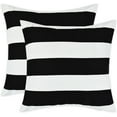 thumbnail image 1 of BLEUM CADE 2 Pack Black and White Striped Throw Pillow Covers 18 x 18 inch Outdoor Throw Pillows Covers,Farmhouse Decorative Throw Pillow Cases for Sofa Couch, 1 of 8