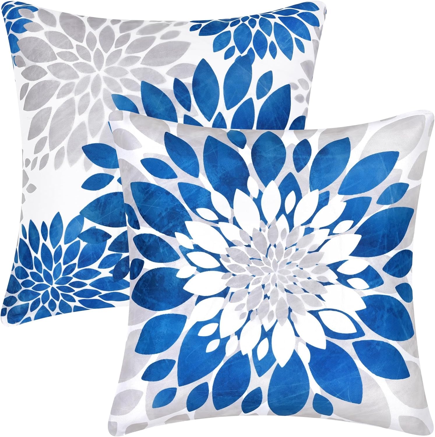 Phantoscope Boho Woven Tufted with Tassel Series Decorative Throw Pillow Cover, 18" x 18", Cream