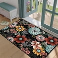 thumbnail image 1 of BLEUM CADE Boho Floral Area Rugs 2x3 Entryway Rug,Non Slip Washable Door Mat Outdoor Indoor Welcome Mat for Entrance, 1 of 8