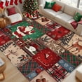thumbnail image 1 of BLEUM CADE Christmas 5'x7' Area Rugs for Living Room, Santa Claus Washable Rugs for Bedroom Dinning Room,Rug Ultra Soft Non Slip Durable Large Carpet Home Decor, 1 of 10