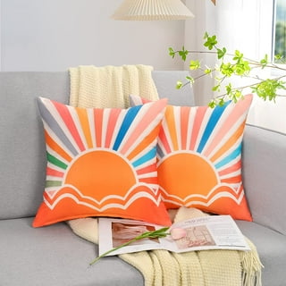 Orange pillows walmart online