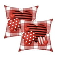 BLEUM CADE Valentines Day Pillow Covers 18 x 18 inch, Set of 2