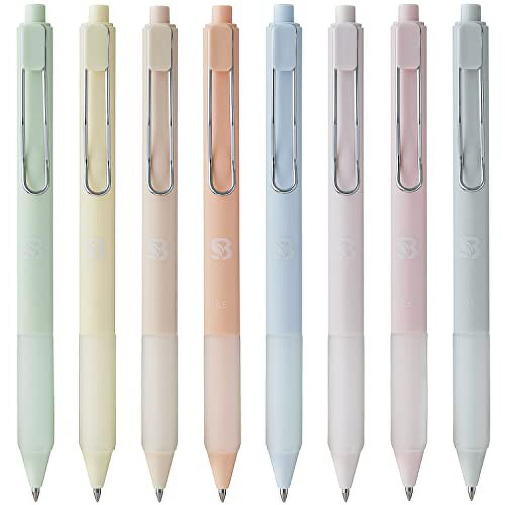 Blieve - Earthy Colored Gel Pens with Cool Matte Finish, Aesthetic and Cute Pens with Smooth Writing for Journaling and Bible Note Taking No Bleed