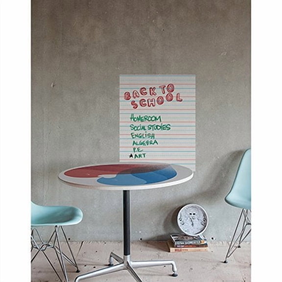 BLIK Writing Paper Dry Erase Removable Wall Decal | Clever Whiteboard Alternative | Easy Peel and Stick Design | Semi-Gloss Dry Erase Finish | 20 x 26 Inches