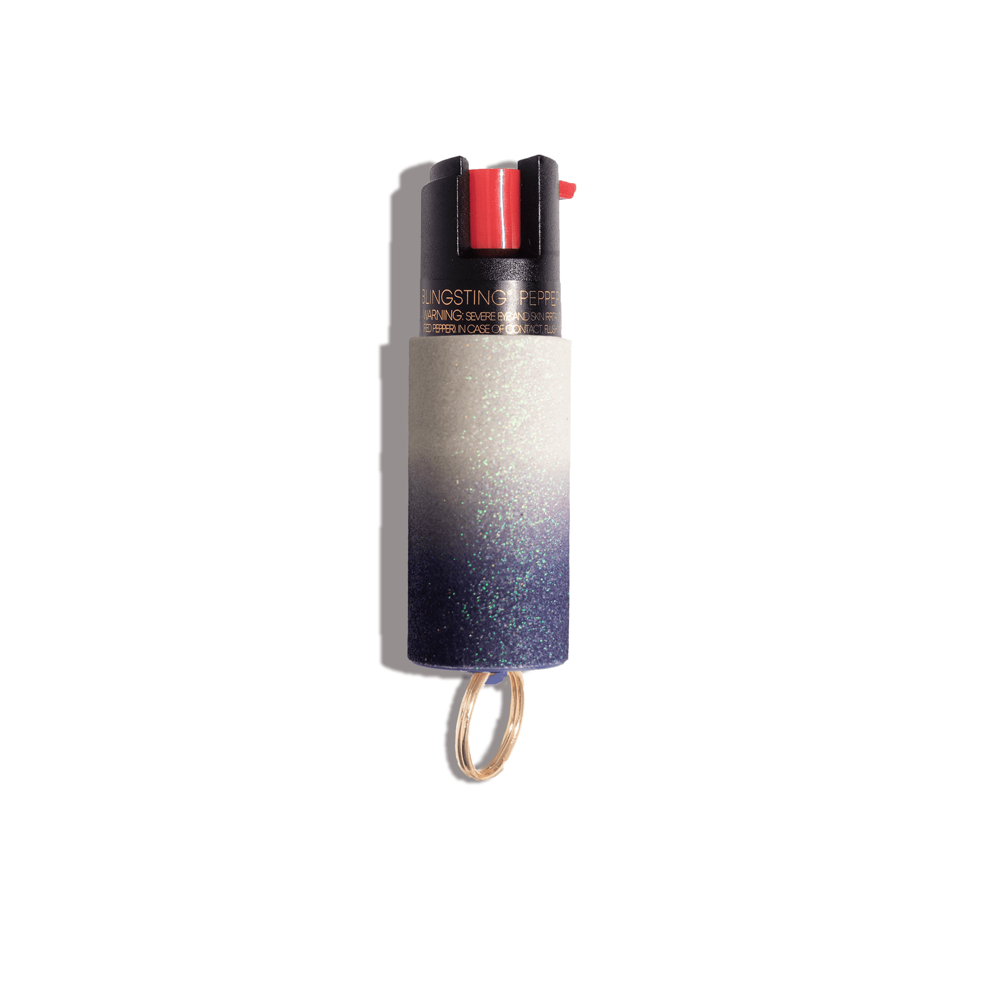 BLINGSTING Essentials Pepper Spray with Key Ring, Future Dusk Ombre, .5 oz, 1 Count, 1 in x 1 in x 3 in