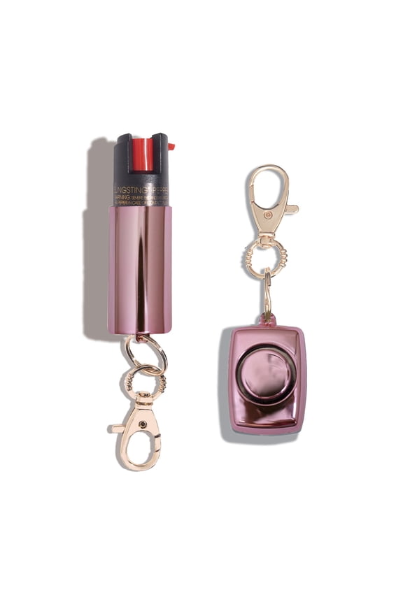 Essentials Safety Gift Set with Pepper Spray & Safety Alarm, 1 Count, Blush Pink
