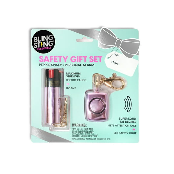 BLINGSTING Essentials Lavender Gift Set with Pepper Spray & Safety Alarm, 1 Count