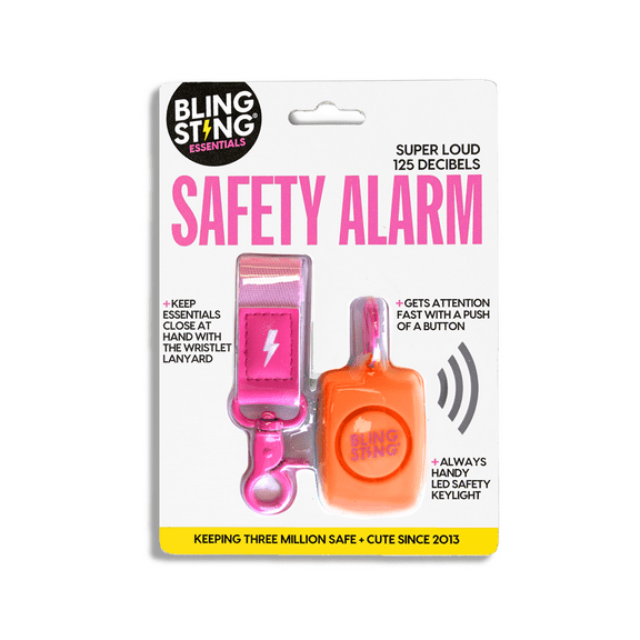 BLINGSTING Mini Personal Safety Alarm, Apricot Crush