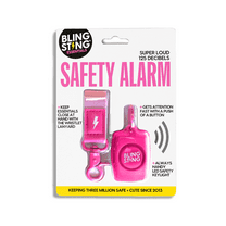 BLINGSTING Mini Personal Safety Alarm, Hot Pink