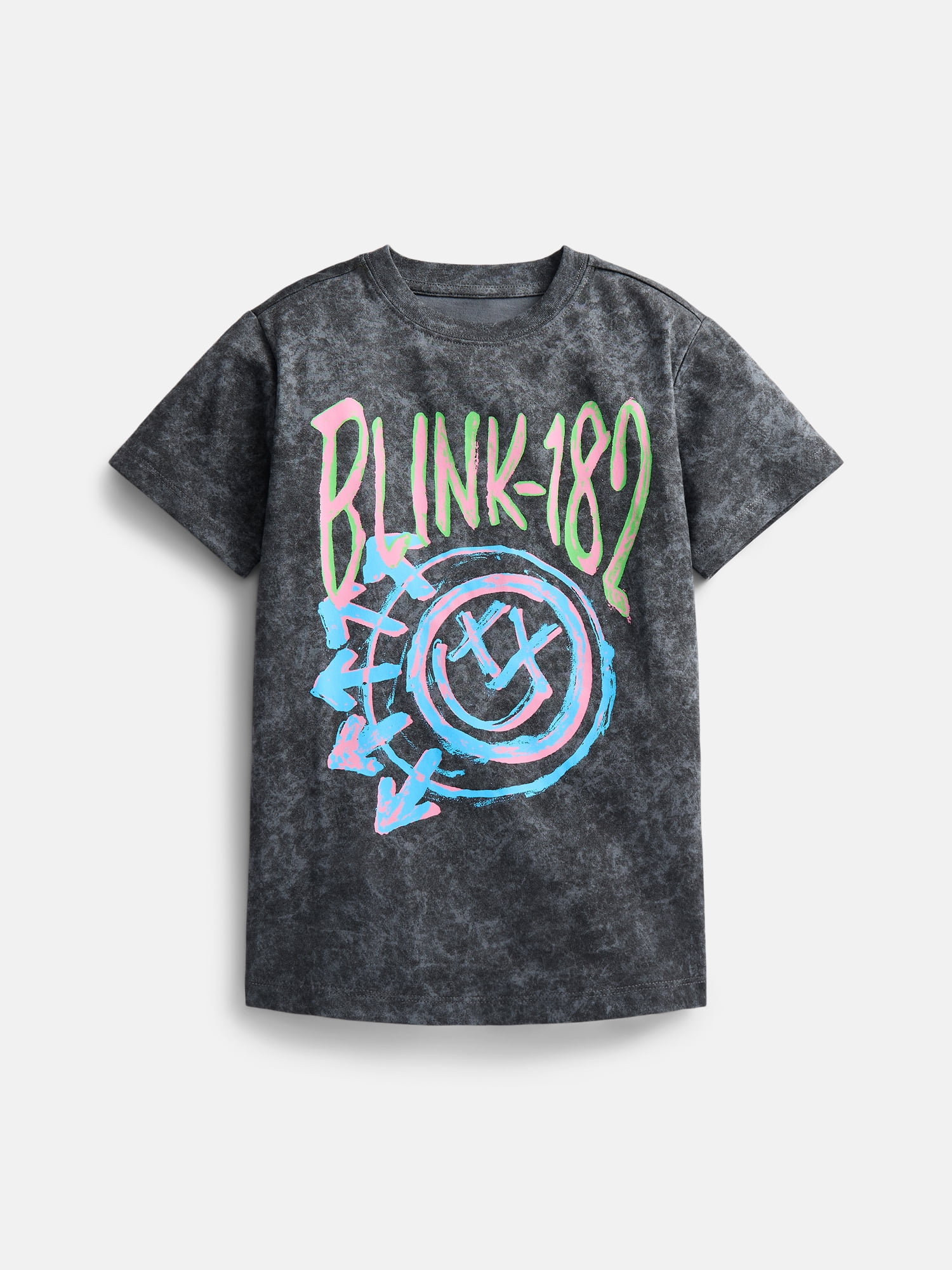 blink-182 Girls' Graphic Band Tee with Short Sleeves, Sizes 4-16