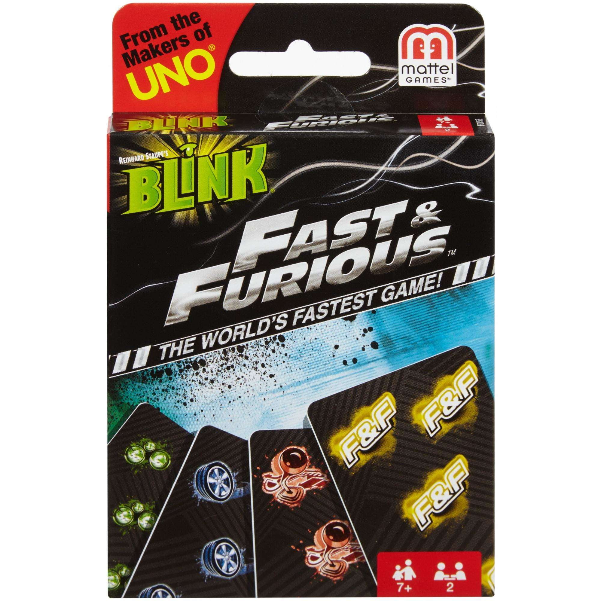 Blink Card Game By Uno The World's Fastest Game! Mattel Games 2 Player  Complete