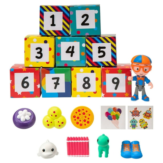 BLIPPI Surprise Boxes Learning Numbers
