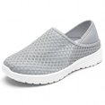 thumbnail image 1 of BLISSFUL STEP Casual Slip-on Shoes Quick Dry Lightweight Breathable Unisex Shoes Grey 5, 1 of 5