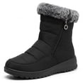 thumbnail image 1 of BLISSFUL STEP Women's Non Slip Warm Shoes Snow Flexible Durable Boots Black 8, 1 of 5