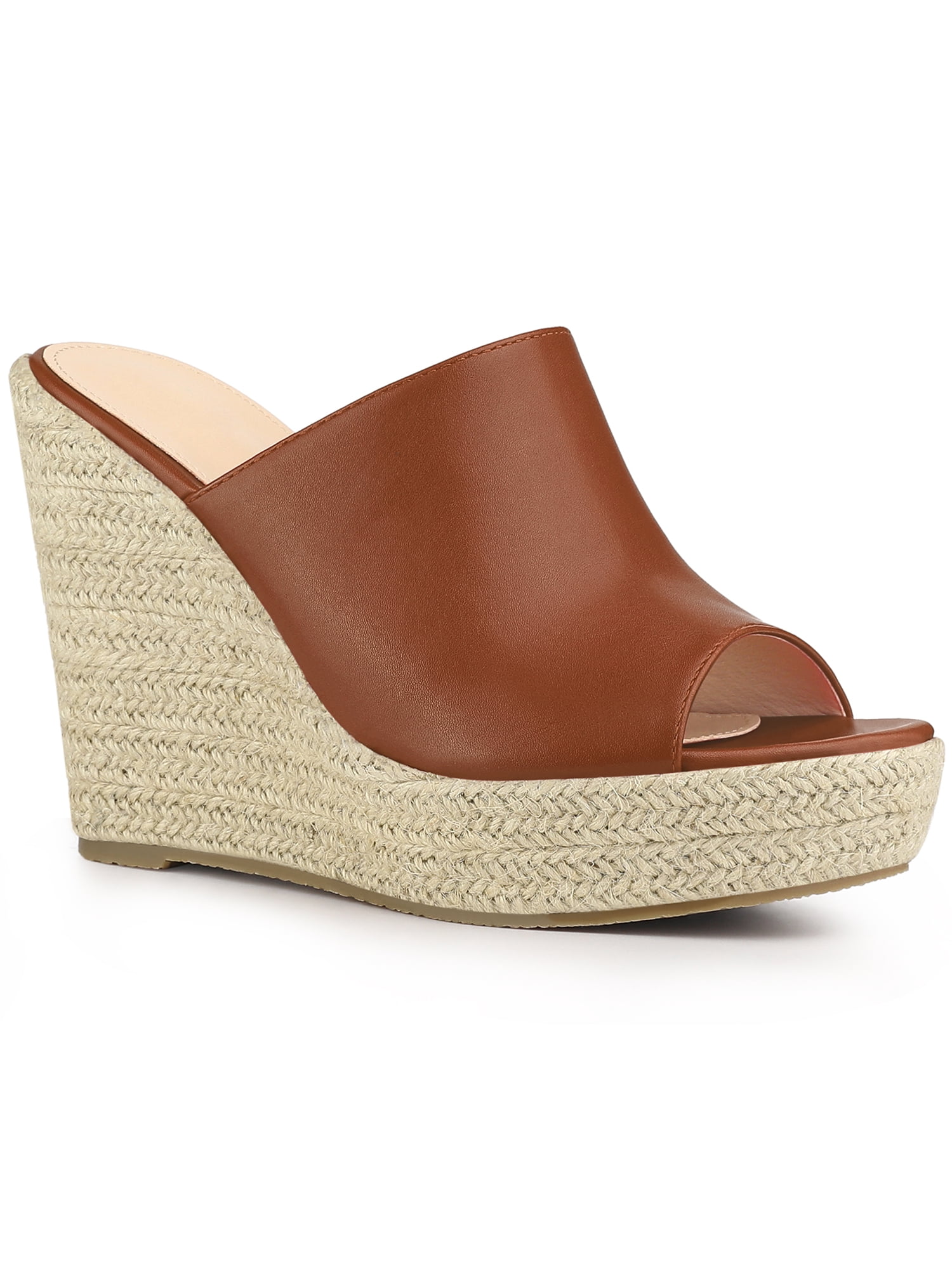 Step Sandals BLISSFUL STEP Women's Sandals Open Toe Espadrille Wedge Heel Platform ...