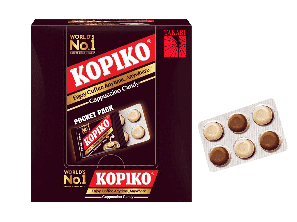 BLISTER PACK – KOPIKO Cappuccino Candy 1 boxes (12 pk x 1.13 oz